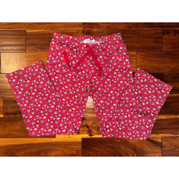 Vineyard Vines Other - Vineyard Vines Womens Pajama Pants XS Red‎ Nautical Crab Christmas Trees Holiday